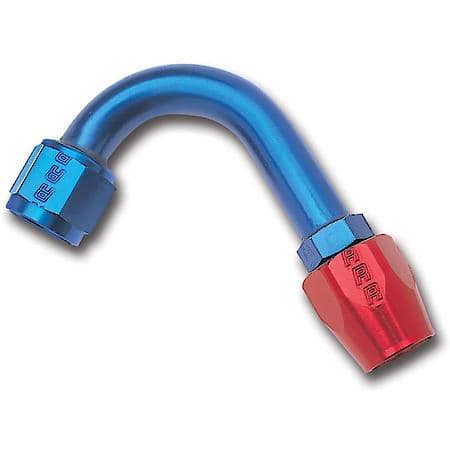 Hose End, Centerline Radius - 1 in., Red/Blue, 120°