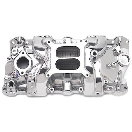 Performer RPM Small Block Chevy Polished Intake Manifold