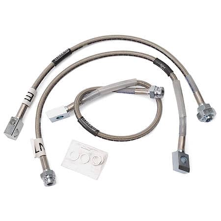 Street Legal Brake Line Kits for 1988-1999 K1500, Braided Stainless Steel, Chevy