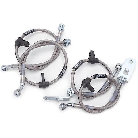 Street Legal Brake Line Kits, Braided Stainless Steel, Chevy, Pontiac