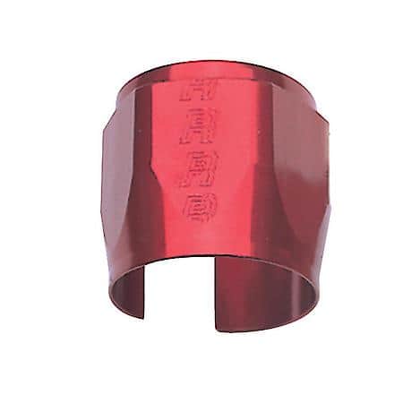 10AN Tube Seal Hose Ends For 1/2" Heater Hose With Red Finish