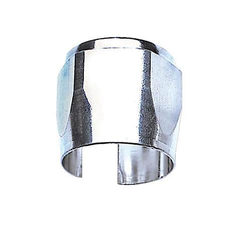 Tube Seal Hose End for Fuel Hose, 5/16", Chrome Finished