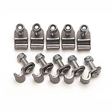 Stainless Steel, Brake Line Clamps, 12 pcs