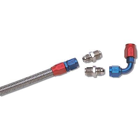 Fuel Pump To Carb Hose Kit For GM w/ Quadrajet, 1974 & Later -2.5 Foot Length
