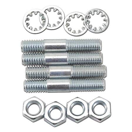 Carburetor Stud Kit #8024 Zinc Finish 5/16-18 x 1 3/4in