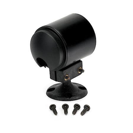 Gauge Mount; Roll Pod; Pedestal; Fits 2 1/16" Gauge; Black
