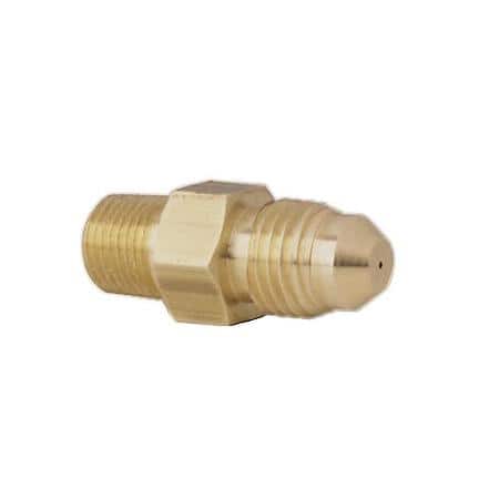 Fitting; Restrictor Adapter;-4An Male To 1/8" NPT Male; Steel; For Fuel/Nitrou