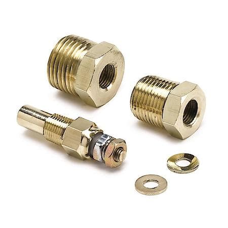 Sensor; Temperature; 1/8" NPTF Male; Replacement; Auto Gauge