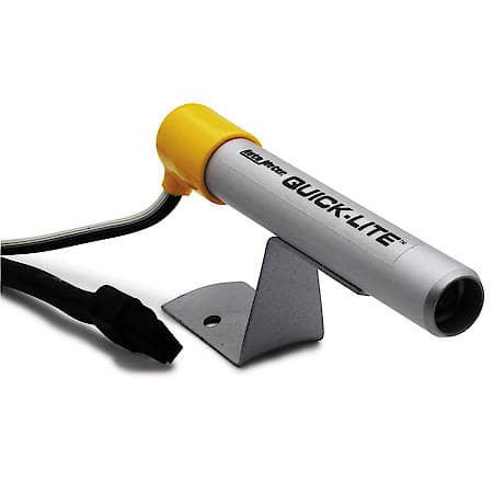 Shift Light; Amber LED; Pedestal; Silver; Quick-Lite