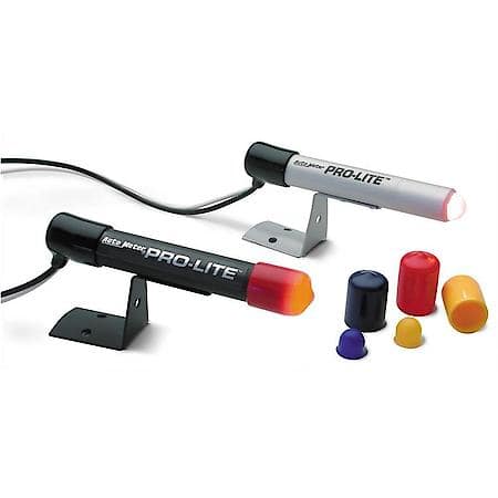Warning Light; Silver Mini Pro-Lite; Included Red; Yellow; Blue Lenses/Night Covers