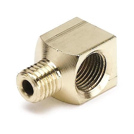 Fitting; Adapter; 90 Deg.; 1/8" NPTF Female To 1/8" Compression Male; Brass