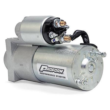 Stock Replacement Mini Starter, 10:1; 168 Tooth Staggered, Fits Chevy Small & Big Block V8 Engines