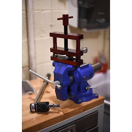 Aluminum Connecting Rod Vise, Red Anodized Aluminum, Vise Mount