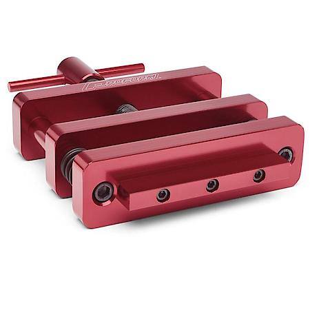 Aluminum Connecting Rod Vise, Red Anodized Aluminum, Vise Mount