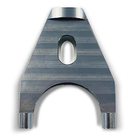 Heavy Duty Stud Mount Billet Distributor Clamp, Polished, Fits Chevy V6 & V8 Engines