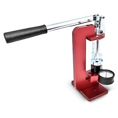 Valve Spring Tester; 700 lbs Capacity, For Bench Mount use, Red Anodized Aluminum