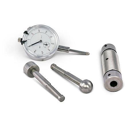Camshaft Checking Tool, Fits GM .842" and Ford .875" Bores, Incl 0-1.000" Dial Indicator (0.001")