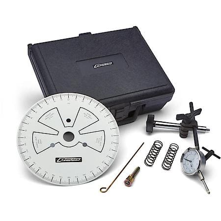 Universal Camshaft Degree Wheel Kit, 9" Wheel w/ Dial Indicator and Carrying Case