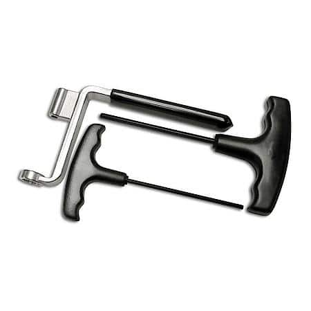 Valve Lash Wrench Set; 9/16" Wrench, 3/16" and 7/32" T-Handle Allen Wrenchs