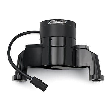 Electric Water Pump, Black Finish, Fits Chevy Small Block Gen I