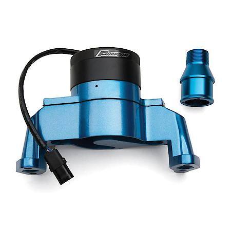 Electric Water Pump, Blue Finish, Fits Chevy Small Block Gen I