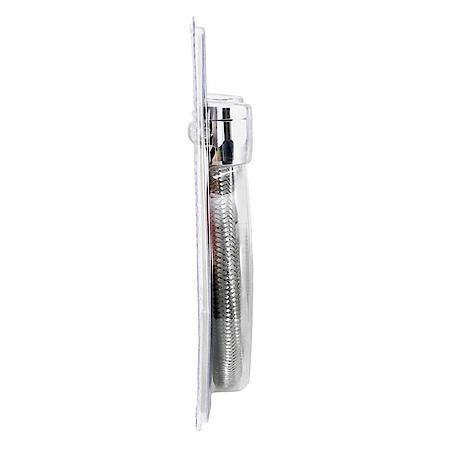 Stainless steel Flex 3/8 In Fl Ln Kit 3 Ft W/Chrome Clamps