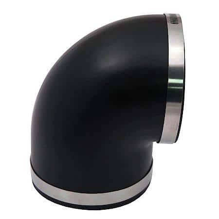 Boot Black 4" 90 Deg
