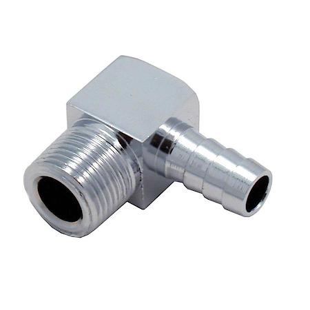 Fuel Fitting Chrome 90