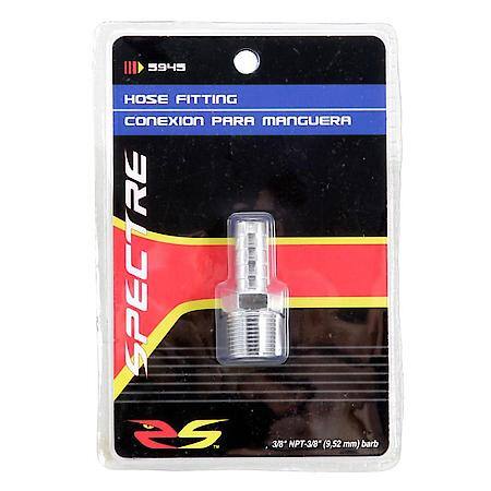 Fuel Fitting 3/8" Chrome