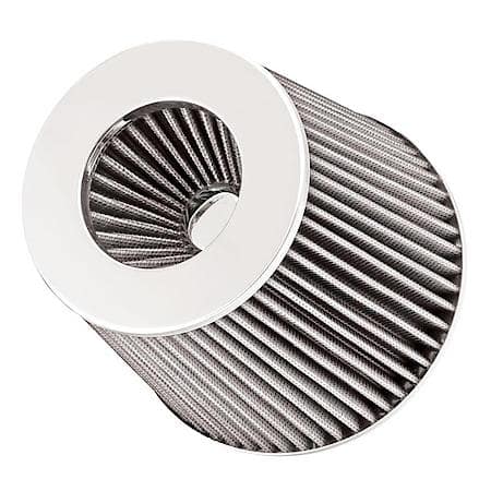 Washable High-Flow Cone Air Filter for 3", 3.5", & 4" Tubes