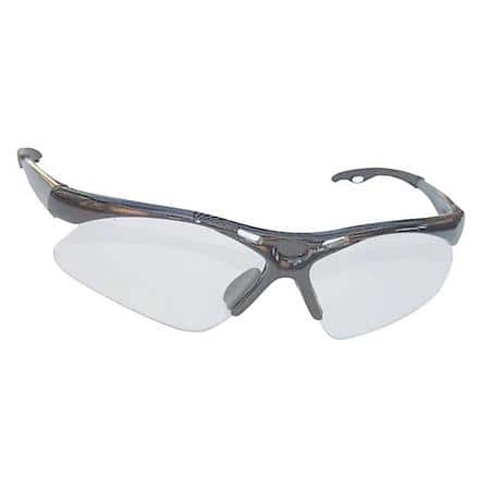 Diamondback Safe Glasses W/ Gray Frame And Clear Lens