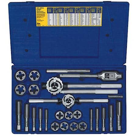 25 Pc. Metric Tap Hex Die Set