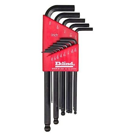 Hex Key Set 13 Pc Ball End Sae Lng .050-3/8In.