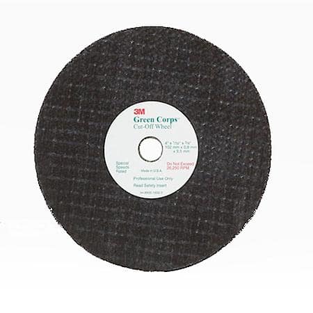 Green Corps 3" x 3/16" x 3/8" Re-inforced Weld Grinding Wheels 5-pack