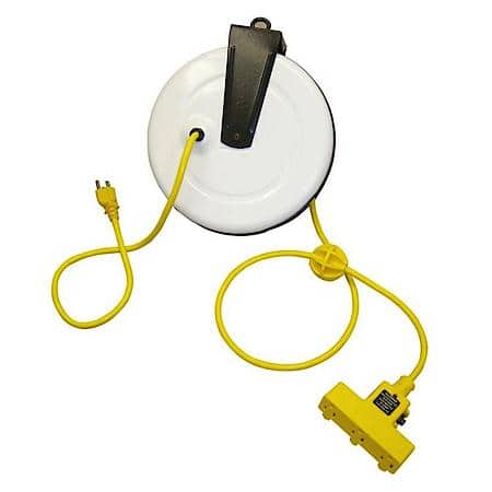 Reel Extension Cord 30Ft Tri-Tap