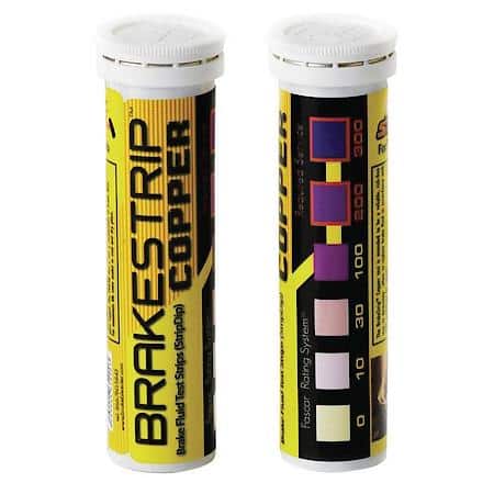 BrakeStrip Brake Fluid Test Strips, 100 Strips/Bottle