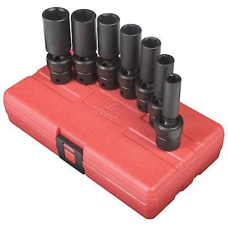 Socket Set Impact 3/8In. Drive 7Pc Deep Sae Univ