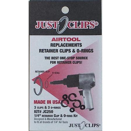 5 Pack 1/4 Anvil Retainer Clip Refill Kit