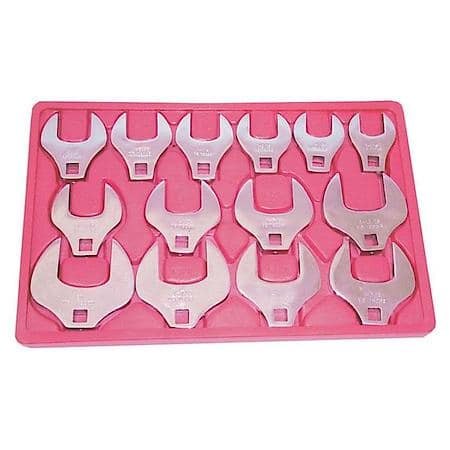 Crowfoot Wrench Set 14 Piece 1/2 Drive 1-1/16" to 2"
