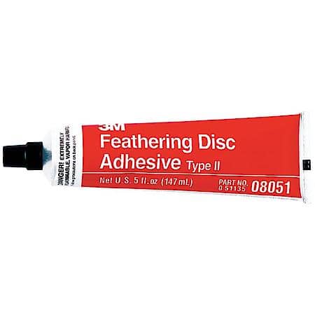 3M(TM) Feathering Disc Adhesive (Type 2), 08051, 5 oz Tube, 6 per case