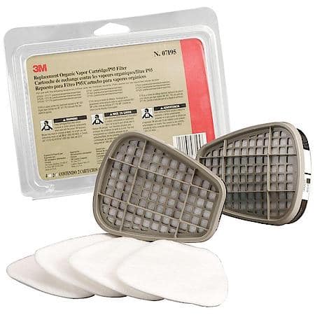 Replacement Cartridge/Filter Packout, Organic Vapor/P95