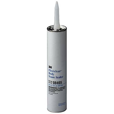 3M Flexiclear Body Seam Sealer, 08405, 1/10 gal cartridge, 12 per case