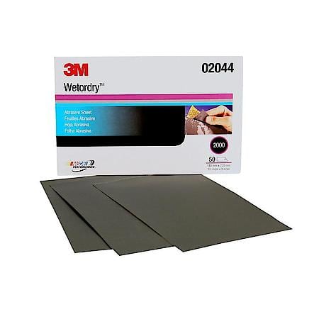 Wetordry Abrasive Sheet 401Q, 02044, 2000, 5 1/2 In X 9 In (Sold by each)
