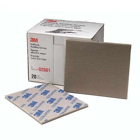 Softback Sanding Sponge, 02601, ultrafine grade, 4 1/2 in x 5 1/2 in (sold by each)