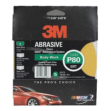 6" Stikit Gold Disc - 5 Discs per Pack