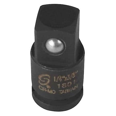 Socket Adapter Impact 1/4In. Female 3/8In. Male