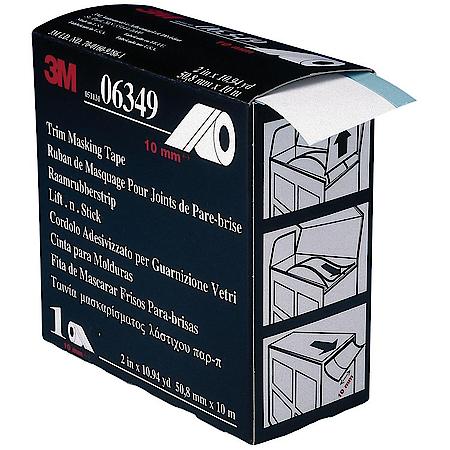 Perforated Trim Masking Tape, 06349, 10 mm Hard Band, 50.8 mm x 10 m