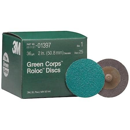 Disc Roloc 36Gr 2 25/Bx Green