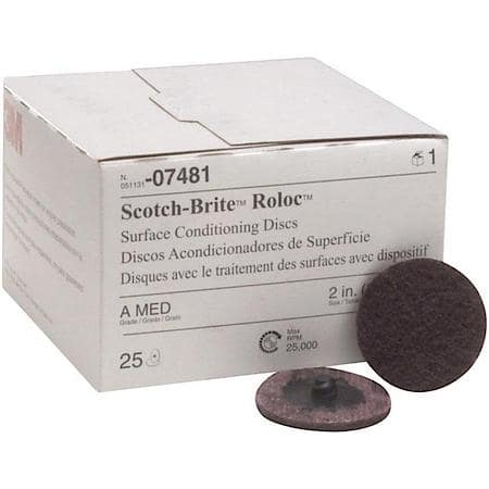 Disc Roloc 2 Md 25/Box Red