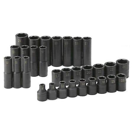 Soc Set Imp 1/2 Dr Metric 30Pc Deep/Std